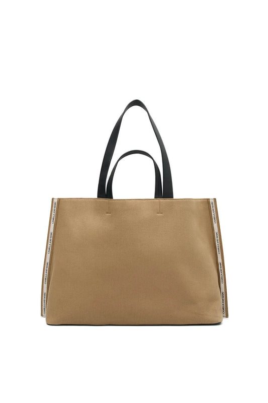 Alphonese Tote - Camel/Black