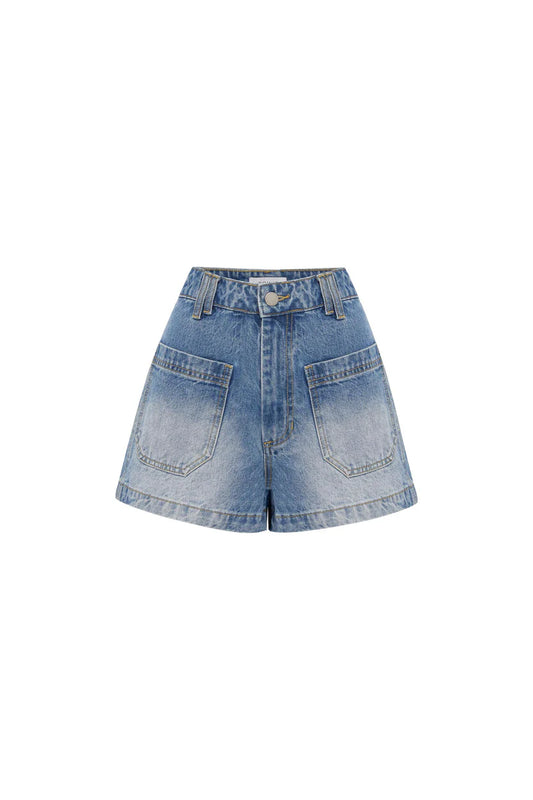 Gio Denim Shorts - Classic Wash