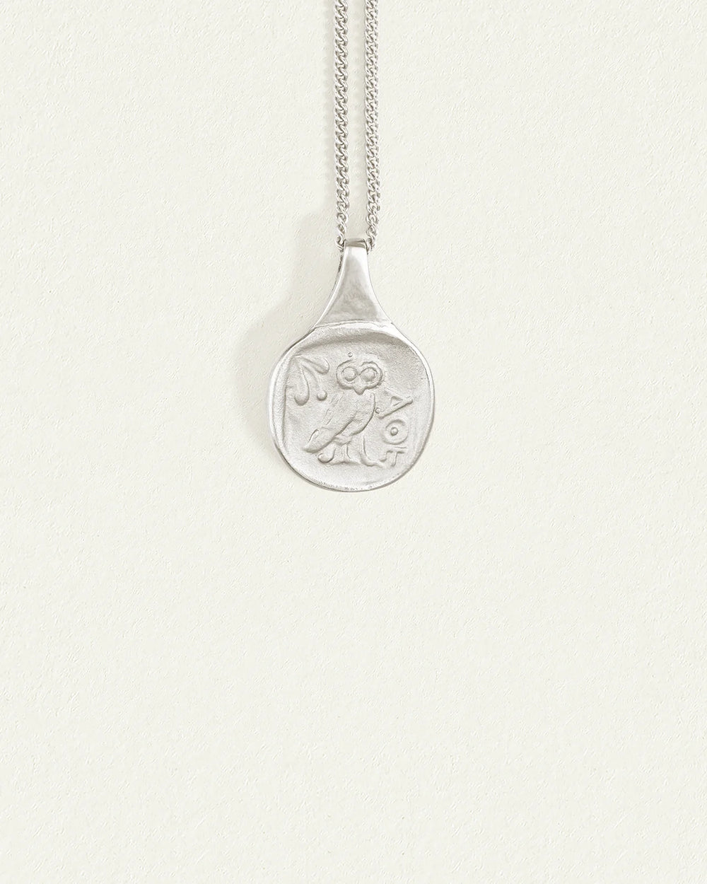Palas Coin Necklace - Silver