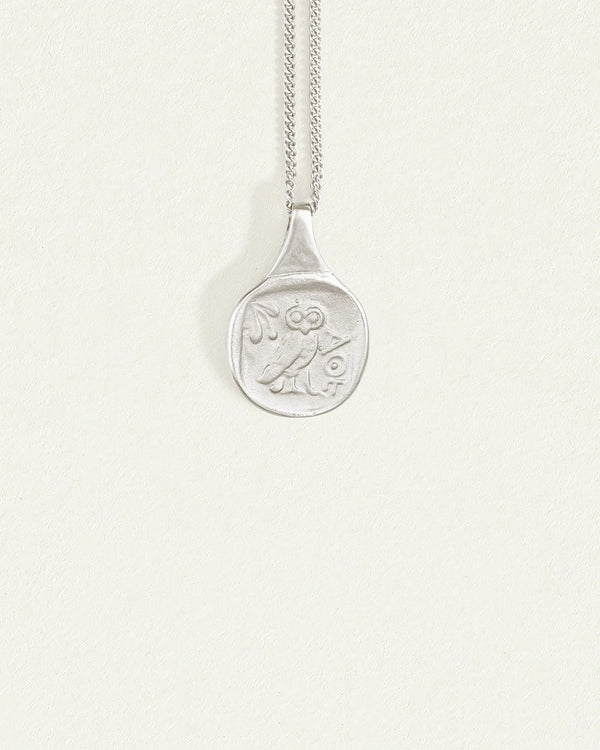 Palas Coin Necklace - Silver