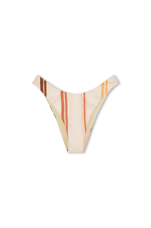 Lounger Stripe Textured Curve Brief