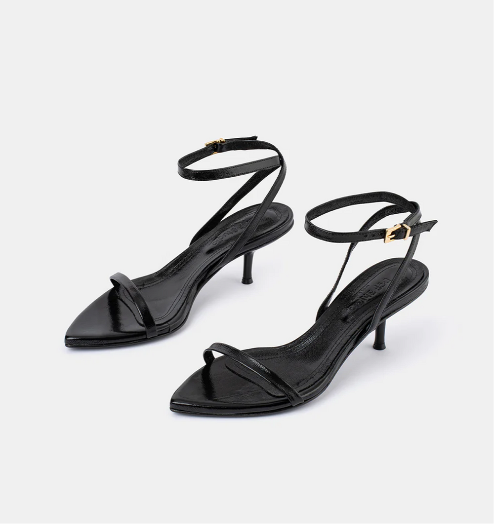 Leona - Nero Glossy Leather