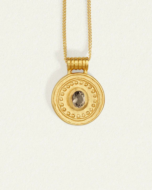 Denarii Coin Necklace - Gold