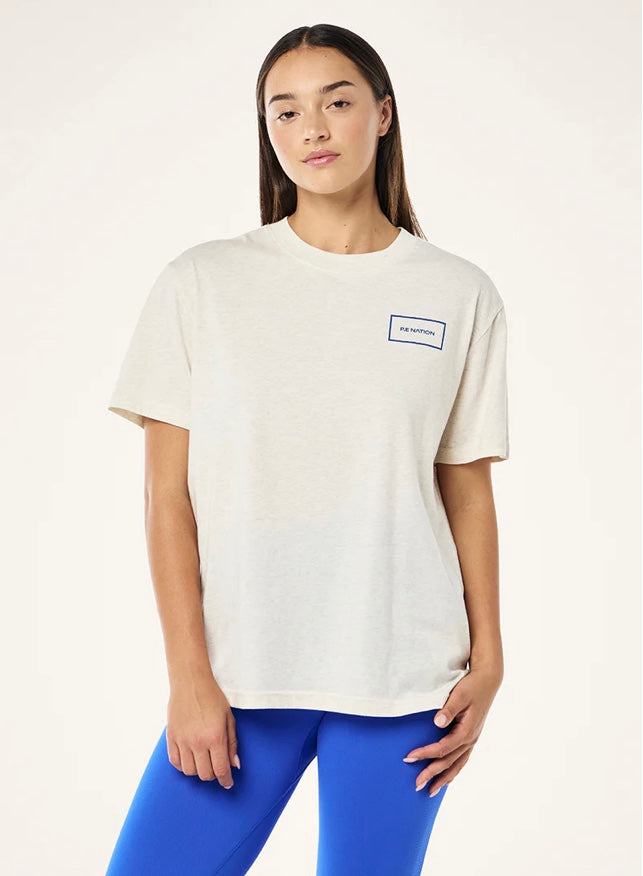 Kite 2 Tee - Oat Marle