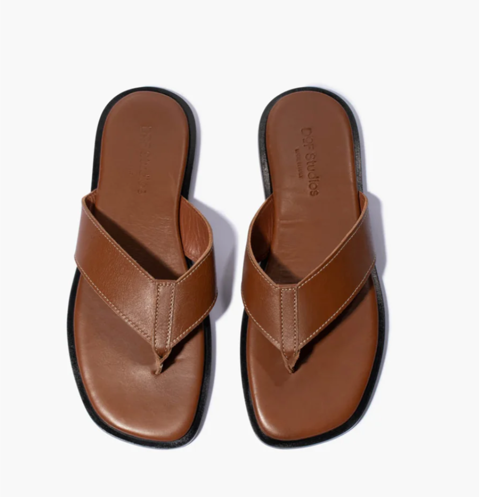 Nadia - Chestnut/Contrast Stitch