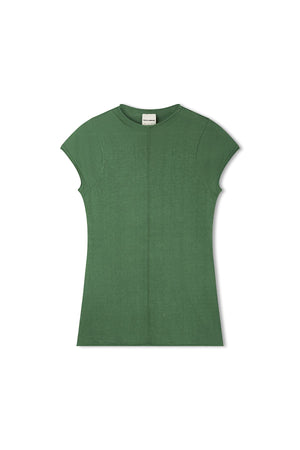 Eucalyptus cotton blend knit top