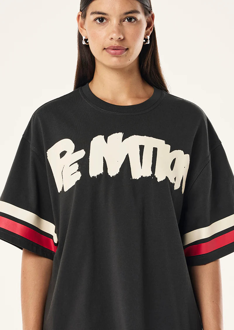 Frontline Oversized Tee - Asphalt