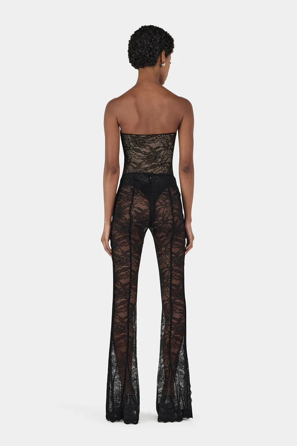 Felix Lace Bodysuit - Black