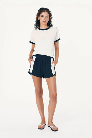 Simone Linen Shorts - Ink