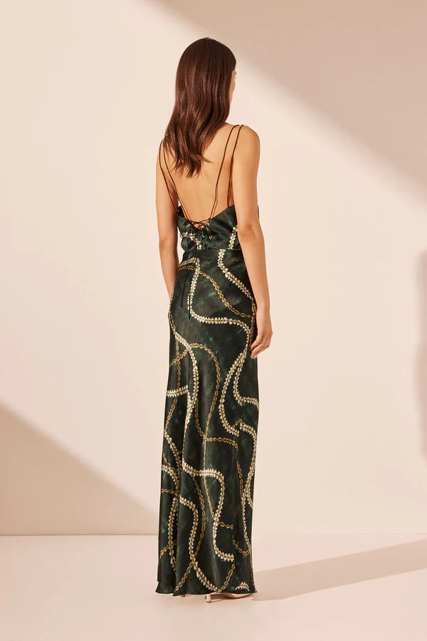 Noa Silk Bias Cut Maxi Skirt