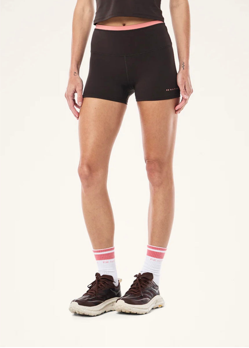 Vita 2.5 Bike Short - Licorice/Dusty Pink