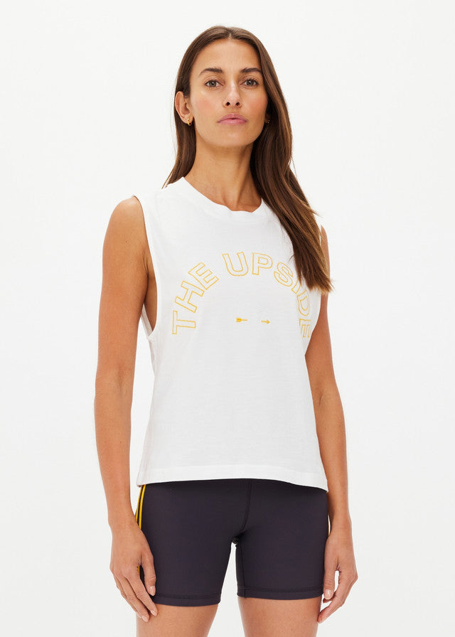 Dawson Logo Tank - White