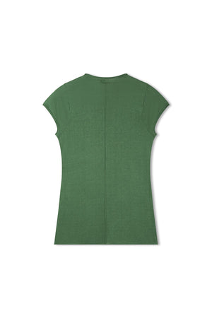Eucalyptus cotton blend knit top