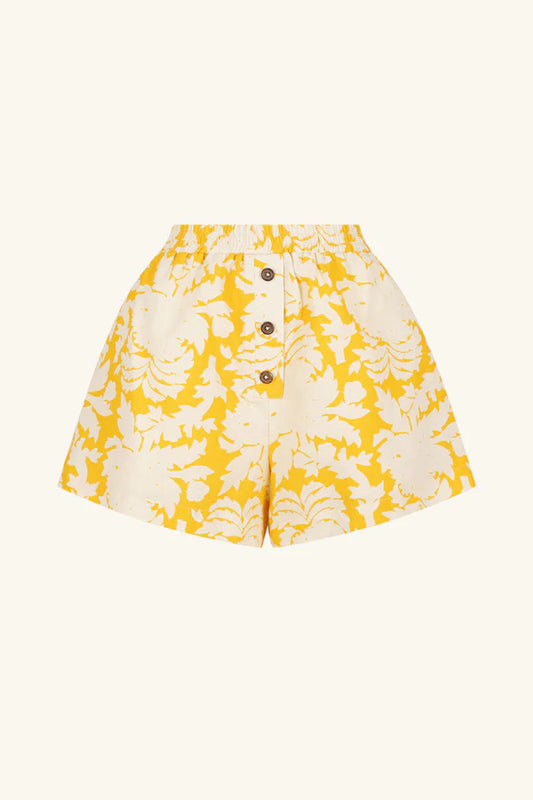 Dulce Boxer Short - Canary/Ivory