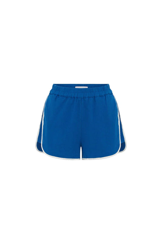 Vera Linen Shorts - Cobalt Blue