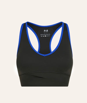 Vita Bra - Gunmetal/Royal Blue