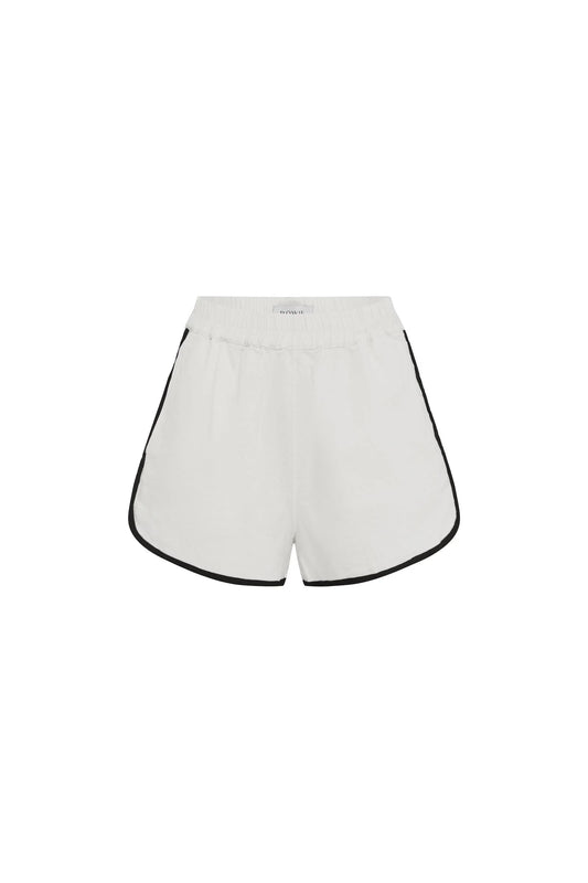 Vera Linen Shorts - Bone