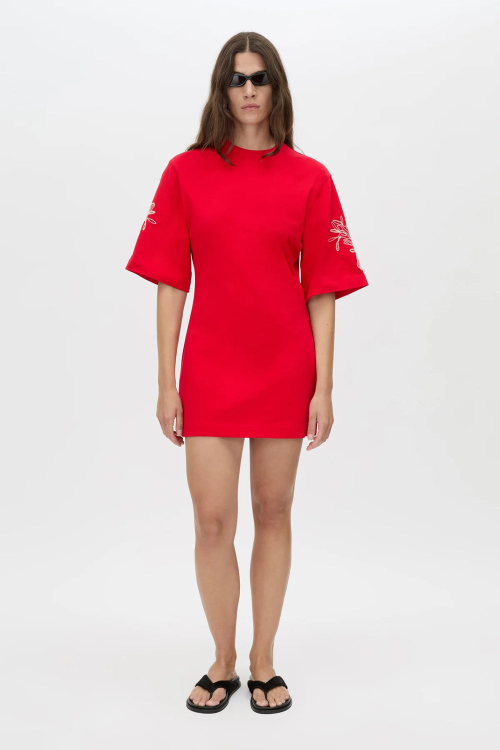 Eviva Mini Dress - Poppy Red