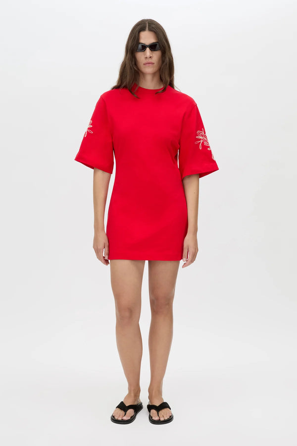 Eviva Mini Dress - Poppy Red