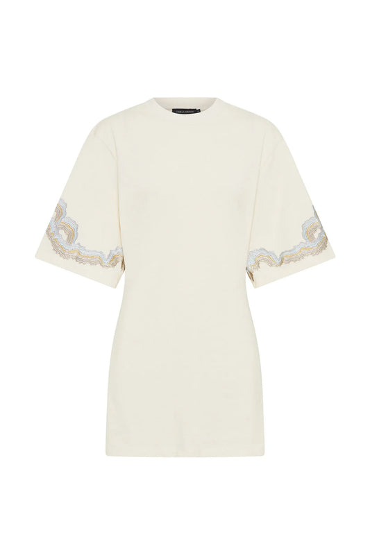 Serene Tee Dress - Ivory