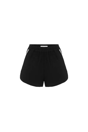 Vera Linen Shorts - Noir
