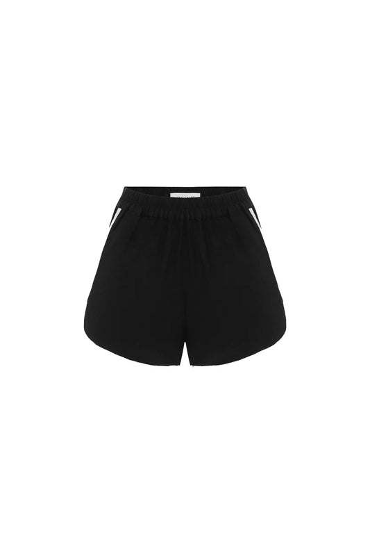 Vera Linen Shorts - Noir