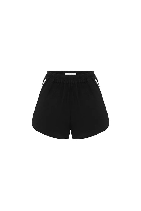 Vera Linen Shorts - Noir