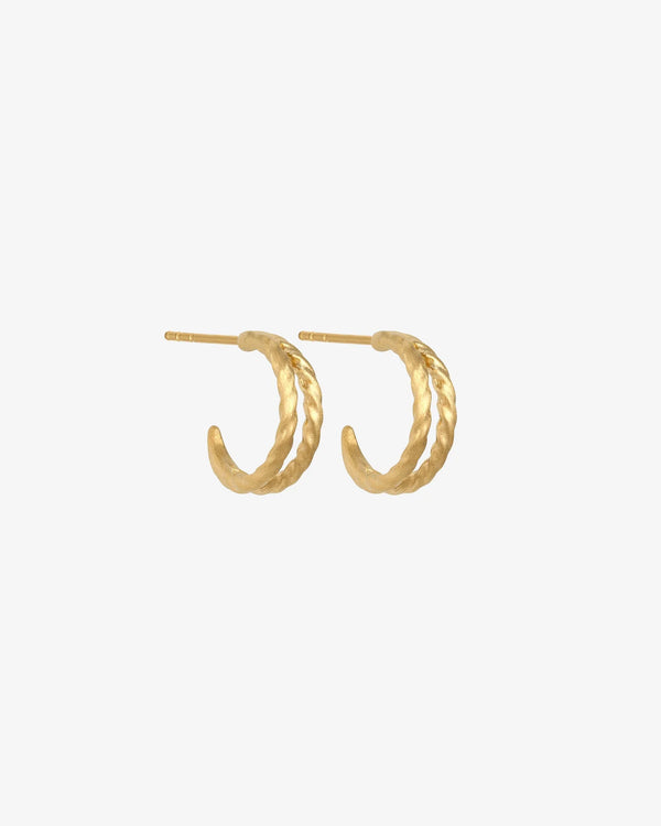 Priam Split Hoops - Gold