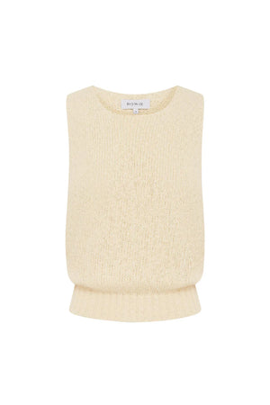Catalina Knit Tank - Creme