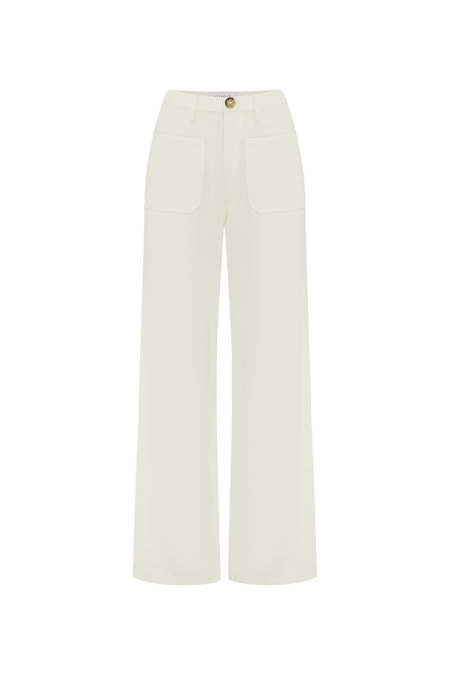 Paige Linen Pants - Bone