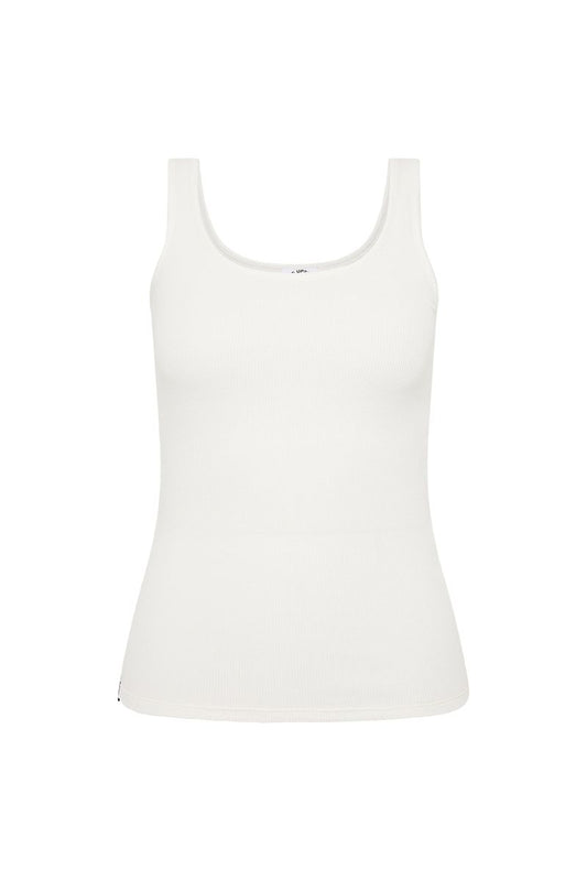 Remi Rib Tank - White