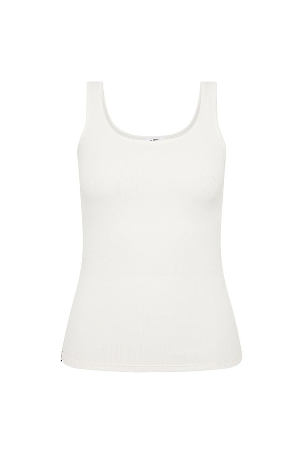 Remi Rib Tank - White