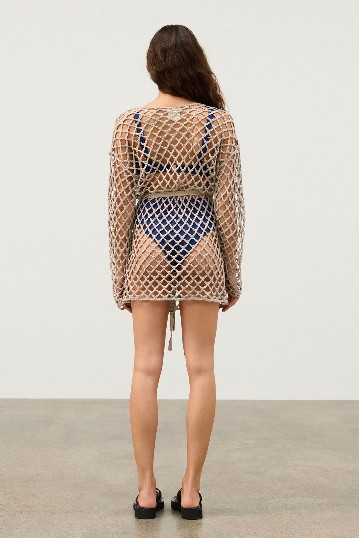 Husk Lattice Knit Tunic Top