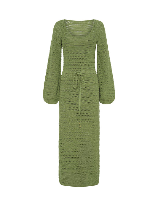 Pepe Knit Dress - Avocado