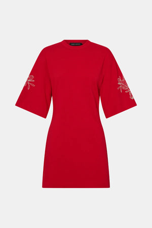 Eviva Mini Dress - Poppy Red