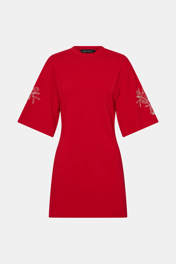 Eviva Mini Dress - Poppy Red