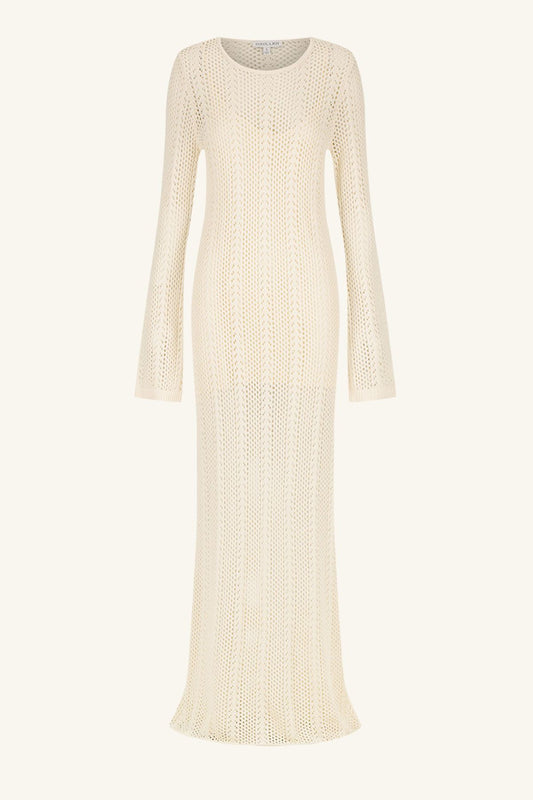 Arlo Long Sleeve Maxi Dress - Ivory