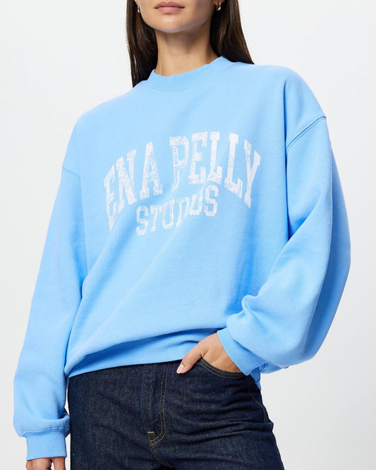 Vintage Sport Sweatshirt - Cornflower Blue