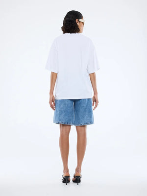 Blurred Daisy Frame - White