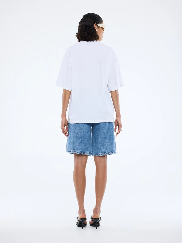 Blurred Daisy Frame - White