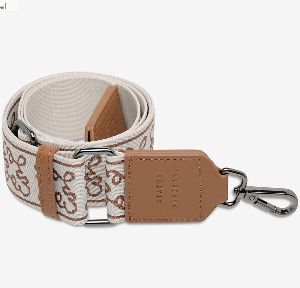Jacquard Strap - Camel