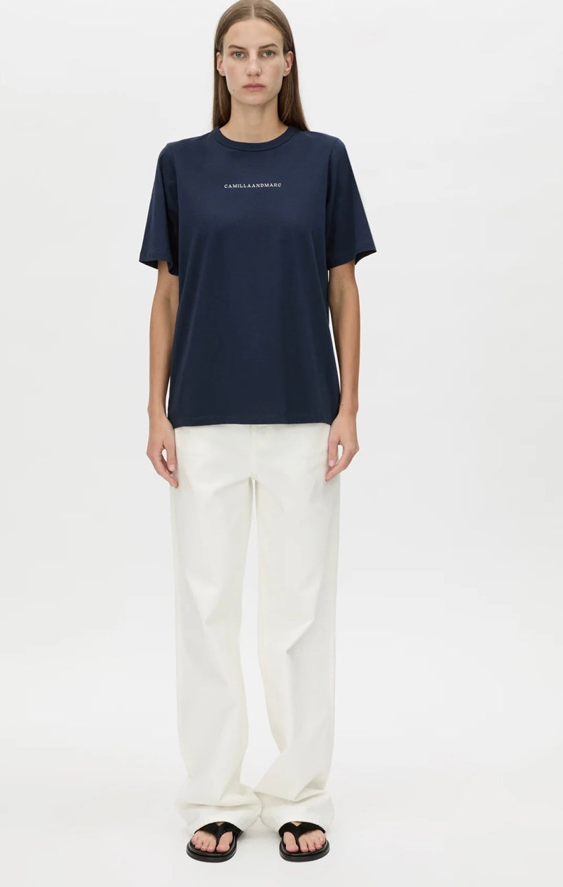 Suvero Logo Tee - Navy