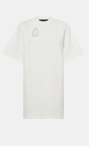 Pablo Tee Mini Dress - Soft White