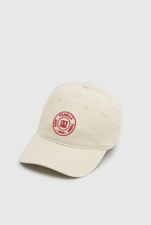 Westley Emb Logo Cap - White/Red