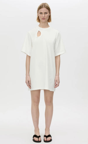 Pablo Tee Mini Dress - Soft White