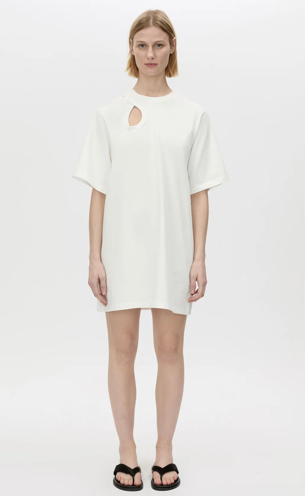 Pablo Tee Mini Dress - Soft White