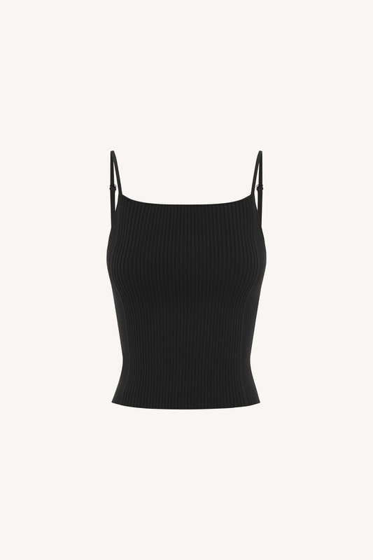 Liat Knit Singlet - Noir