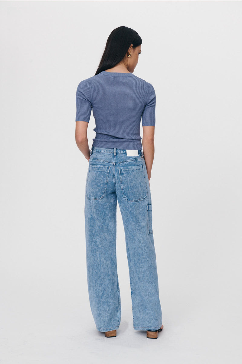 Silvie Organic Straight Jeans - Vintage Denim