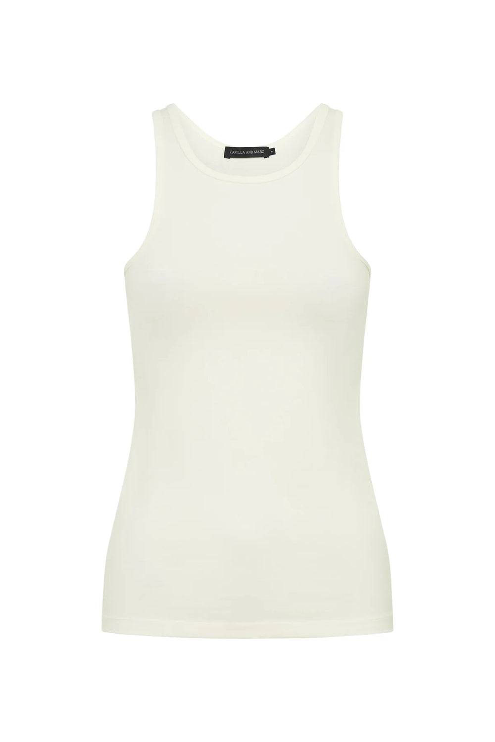 Miles Monogram Tank - cream