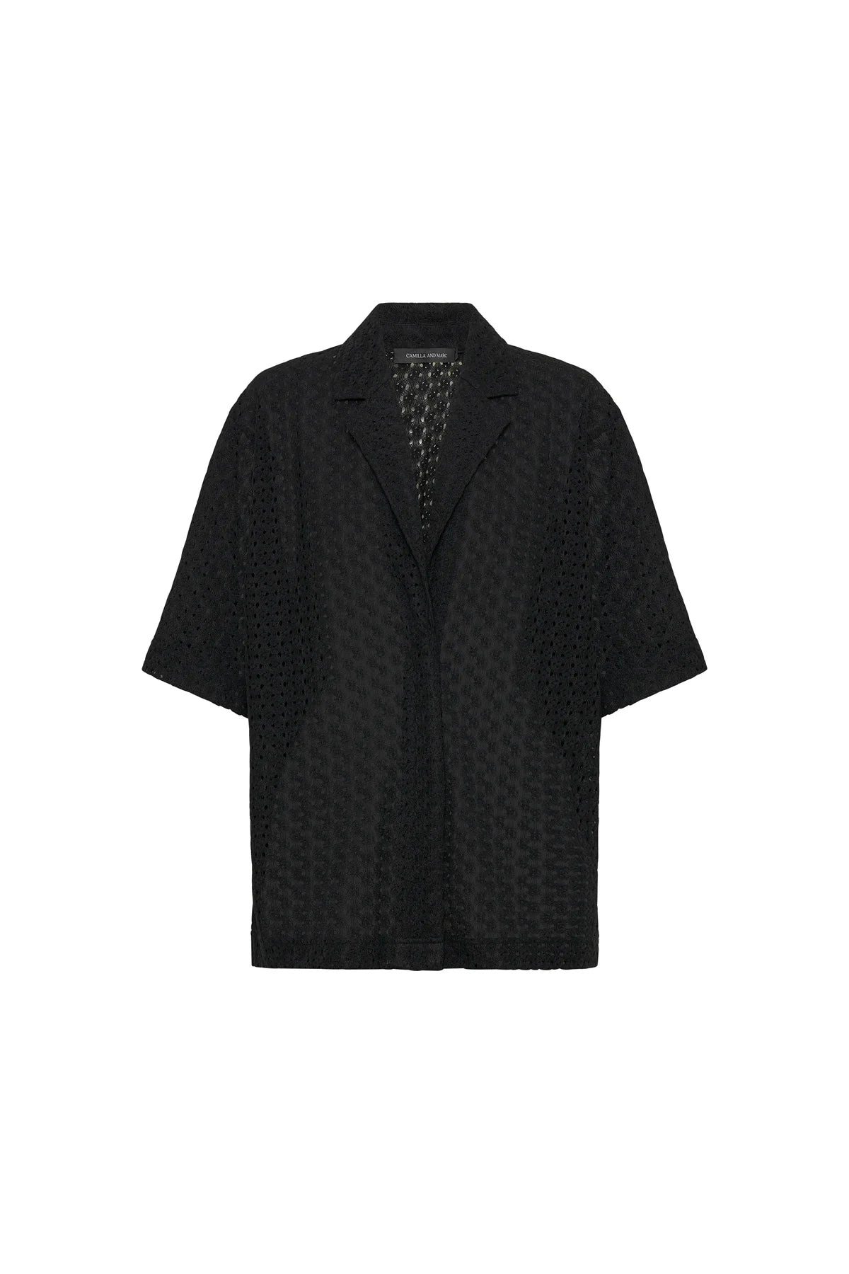 Agna Lace Shirt - Black